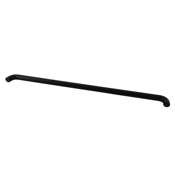 Traditional DRR214360 Manhattan 36" Grab Bar - Bar Only, Matte Black, 37-1/4" L, 17 ga. Solid Brass